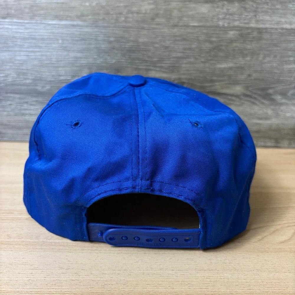 Vintage Stick & Rudder Flying Club‎ Hat Cap Strap Back Blue Trucker Planes